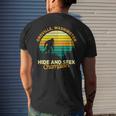 Retro Oroville Washington Big Foot Souvenir Men's T-shirt Back Print Gifts for Him
