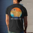 Retro Rodent Capybara Dont Be Worry Be Capy Men's Back Print T-shirt Gifts for Him