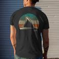 Retro Shark Tail - Marine Biologist Shark Lovers Wildlife Men's T-shirt Back Print Gifts for Him