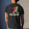 Retro Vintage Baseball Touchdown - Baseball Apparel Men's T-shirt Back Print Gifts for Him