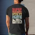 Retro Vintage Husband Stay At Home Dad Men's T-shirt Back Print Gifts for Him