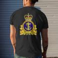 Royal Canadian Navy Rcn Military Armed Forces Men's T-shirt Back Print Gifts for Him