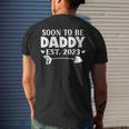 Soon Daddy 2023 Promoted To Dad 2023 Dada Men's Back Print T-shirt Gifts for Him