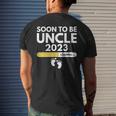 Soon To Be Uncle 2023 Fathers Day For New Uncle Men's Back Print T-shirt Gifts for Him