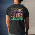 Spring Break 2023 Beach Vibes Family Matching Outfits Men's Back Print T-shirt Gifts for Him