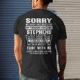 Stephens Name Gift Sorry My Heartly Beats For Stephens Mens Back Print T-shirt Gifts for Him