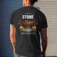 Stone Shirt Family Crest Stone Stone Clothing Stone Tshirt Stone Tshirt Gifts For The Stone Mens Back Print T-shirt Gifts for Him