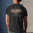 Storm Personalized Name Name Print S With Name Storm Men's T-shirt Back Print Gifts for Him