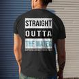 Straight Outta The Water Baptism 2023 Baptized Highly Prized Men's Back Print T-shirt Gifts for Him