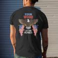 Team Wood Lifetime Member Us Flag Men's T-shirt Back Print Gifts for Him