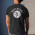 Thats My Girl 1 Volleyball Player Mom Or Dad Gift Mens Back Print T-shirt Gifts for Him