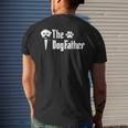 The Dogfather Maltese Dog Dad Fathers Day Mens Back Print T-shirt Gifts for Him