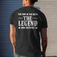 The Man Myth Legend Has Retired Fun Retirement Gift Mens Back Print T-shirt Gifts for Him