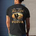 Theres This Girl Stole My Heart She Call Me Poppa Gift For Mens Mens Back Print T-shirt Gifts for Him