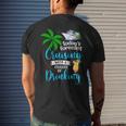 Todays Forecast Cruising With A Chance Of Drinking Cruise Men's Back Print T-shirt Gifts for Him