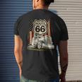 Trucker Route Men's T-shirt Back Print Gifts for Him