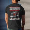 Trucker Sometimes My Greatest Accomplishment Is Just Keeping My Mouth Shut Men's T-shirt Back Print Gifts for Him