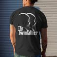 Mens The Twinfather Father Of Twins Dad Men's T-shirt Back Print Gifts for Him