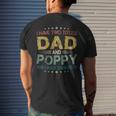I Have Two Titles Dad & PoppyFathers Day Men's T-shirt Back Print Gifts for Him