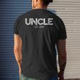 Uncle Est 2019 New Uncle Vintage Fathers Day Men's Back Print T-shirt Gifts for Him