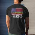 Us Air Force Veterans Day -Us Air Force Veteran Pride Men's T-shirt Back Print Gifts for Him