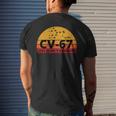 Us Aircraft Carrier Cv-67 Uss John F Kennedy Men's T-shirt Back Print Gifts for Him