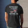 US Submarine Service Veteran Submariner Grumpy Old Vintage Men's T-shirt Back Print Gifts for Him