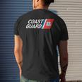 Us United States Coast Guard Armed Forces Defense Rescue Men's T-shirt Back Print Gifts for Him