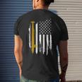 Uss Florida Ssgn-728 Submarine American Flag Men's T-shirt Back Print Gifts for Him