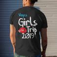 Vegas Girls Trip 2019 Matching Girl Squad Group Men's Crewneck Short Sleeve Back Print T-shirt Gifts for Him