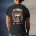 I Am Veteran Ex-Army Served Sacrificed Respect Veteran Men's T-shirt Back Print Gifts for Him