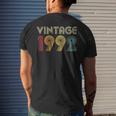 Vintage 1992 30Th Birthday Retro 30 Years Old Men's T-shirt Back Print Gifts for Him