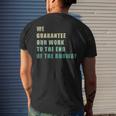 Vintage Aircraft Engineer Mechanic Distressed FunnyMens Back Print T-shirt Gifts for Him