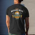 Vintage Camp Morning Wood Camping The Perfect Place To Pitch Men's T-shirt Back Print Gifts for Him