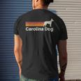 Vintage Carolina Dog Retro Mom Dad Dog Men's T-shirt Back Print Gifts for Him