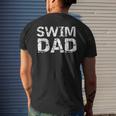 Mens Vintage Swimming For Men From Kid Swimmers Swim Dad Men's T-shirt Back Print Gifts for Him