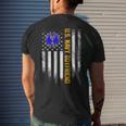 Vintage Usa Flag Us Navy Proud Boyfriend Veteran Military Mens Back Print T-shirt Gifts for Him