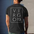 Virgo Shirt Zodiac Sign Astrology Tshirt Birthday Men's Back Print T-shirt Gifts for Him