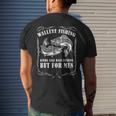 Walleye Fishing For Men Fishing Men's Back Print T-shirt Gifts for Him
