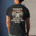 Mens Worlds Okayest Cavapoo Dad Vintage Retro Men's T-shirt Back Print Gifts for Him
