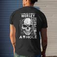 Worley Definition Personalized Custom Name Loving Kind Mens Back Print T-shirt Gifts for Him