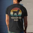 Yorkipoo Dad For Men Yorkipoo Dog Lovers Vintage Dad Men's T-shirt Back Print Gifts for Him