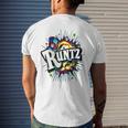 420 Cannabis Culture Runtz Stoner Marijuana Weed Strain Men's Back Print T-shirt Gifts for Him