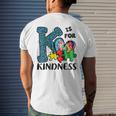 Autism Awareness K Is For Kindness Puzzle Piece Be Kind Men's Back Print T-shirt Gifts for Him
