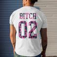 Back Bitch Two Matching Best FriendMen's Back Print T-shirt Gifts for Him