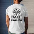 Ball Blood Runs Through My Veins V2 Men's T-shirt Back Print Gifts for Him