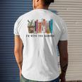 Im With The Banned Books I Read Banned Books Lovers Men's Back Print T-shirt Gifts for Him