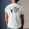 Best Buckin Poppa Ever Deer Hunter Mens Back Print T-shirt Gifts for Him