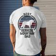 Best Dog Father Dad - Vintage Berner Bernese Mountain Men's T-shirt Back Print Gifts for Him