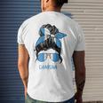 Chapina Guatemalan Chapina Guatemala Woman Girl Men's Back Print T-shirt Gifts for Him